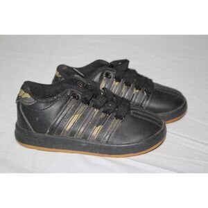 K-Swiss Toddler Shoes Size 6 Black Camo Stripe Low Top Sneakers‎ Infant Pair